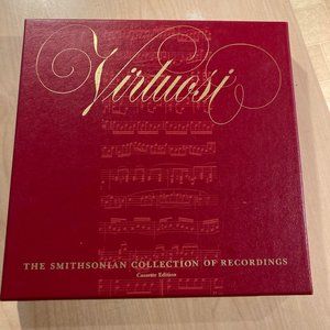 1985 VIRTUOSI THE SMITHSONIAN COLLECTION OF RECORDINGS CASSETTE EDITION 5 TAPES